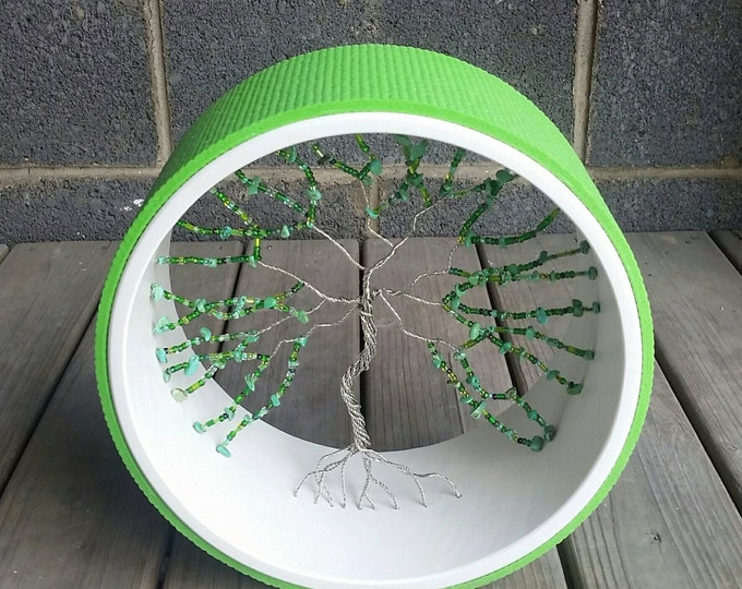 Yoga Wheel- Green Tree of Life