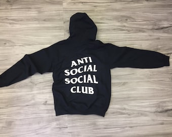 Anti Social Social Club Hoodie - Anti Social Social Club Sweatshirt - assc - (White-Print)