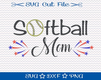 Softball Mom SVG / Softball SVG File / Softball SVG Cut File / Sports Svg / Softball Player Svg / Spring Training svg / Svg Cutting File