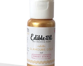 Glamorous Gold Metallic Edible Paint By Sweet Sticks