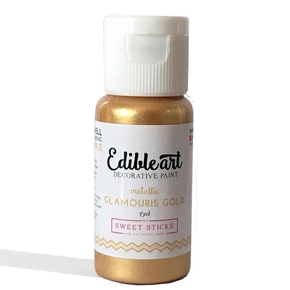 Glamorous Gold Metallic Edible Paint By Sweet Sticks