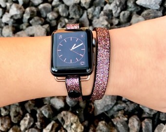 Apple Watch Band, Gift for Her, Leather Apple Watch Band, iWatch Band, Wearable Technology, Wearable Tech, Apple Watch Accessories, iWatch