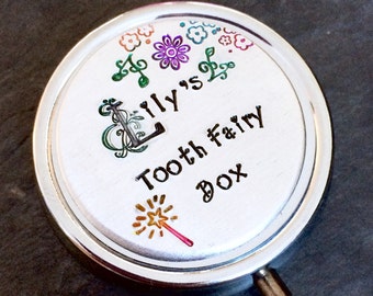 Tooth fairy box, tooth fairy case, tooth fairy keepsake, trinket box, personalised, keepsake box, tooth fairy personalised box, fairy box