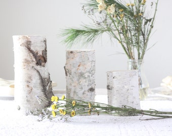 Birch Wood, Wood Candle Holders, Centerpieces, Wedding Decorations, Birch Logs, Candle Holder, Wedding Decor, Rustic Wedding Decor, Wood Log