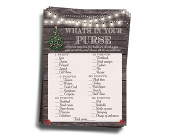 Purse scavenger hunt | Etsy
