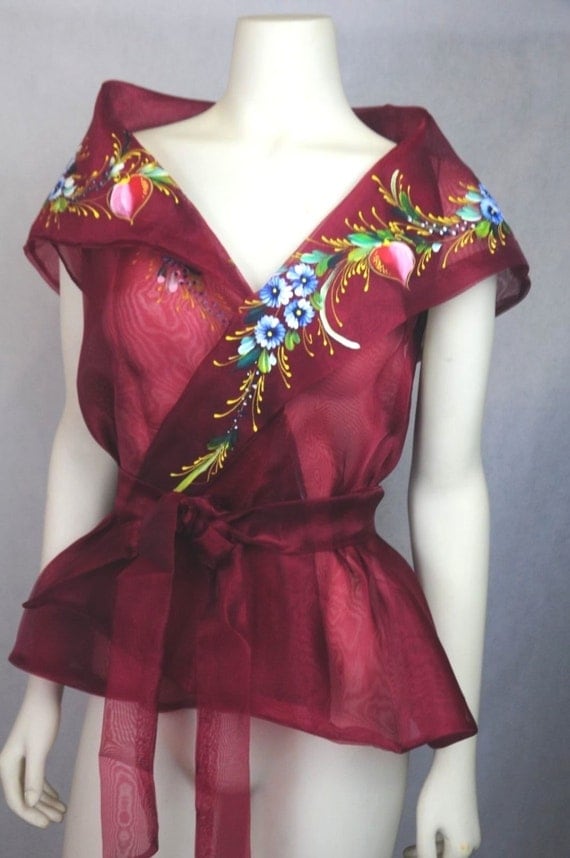 simple filipiniana blouse