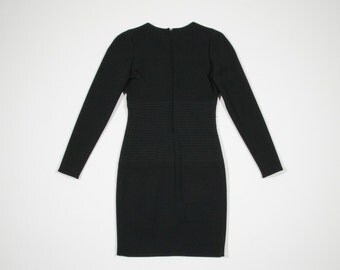 DIOR - black wool dress