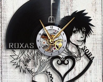 Roxas & Sora from Kingdom Hearts Vinyl LP Record Wall Clock