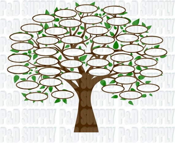 Download Family Tree 43 SVG DXF Digital cut file for cricut or