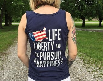 life liberty and the pursuit of happiness t shirt