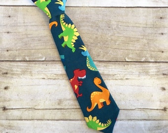 Dinosaur Tie, Dinosaur Gift, Dinosaur Boy, Dinosaurs Tie, Kids Dinosaur Tie, Boys Dinosaur Tie