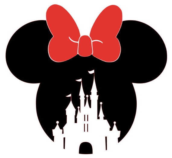 Free Free 302 Disney Castle With Minnie Head Svg SVG PNG EPS DXF File