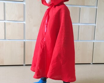 Little Red Riding Hood Cape cotton costume