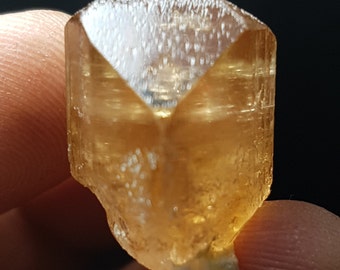 Natural Topaz crystal fully terminated for jewelry wraps or collecting as crystal specimen!
