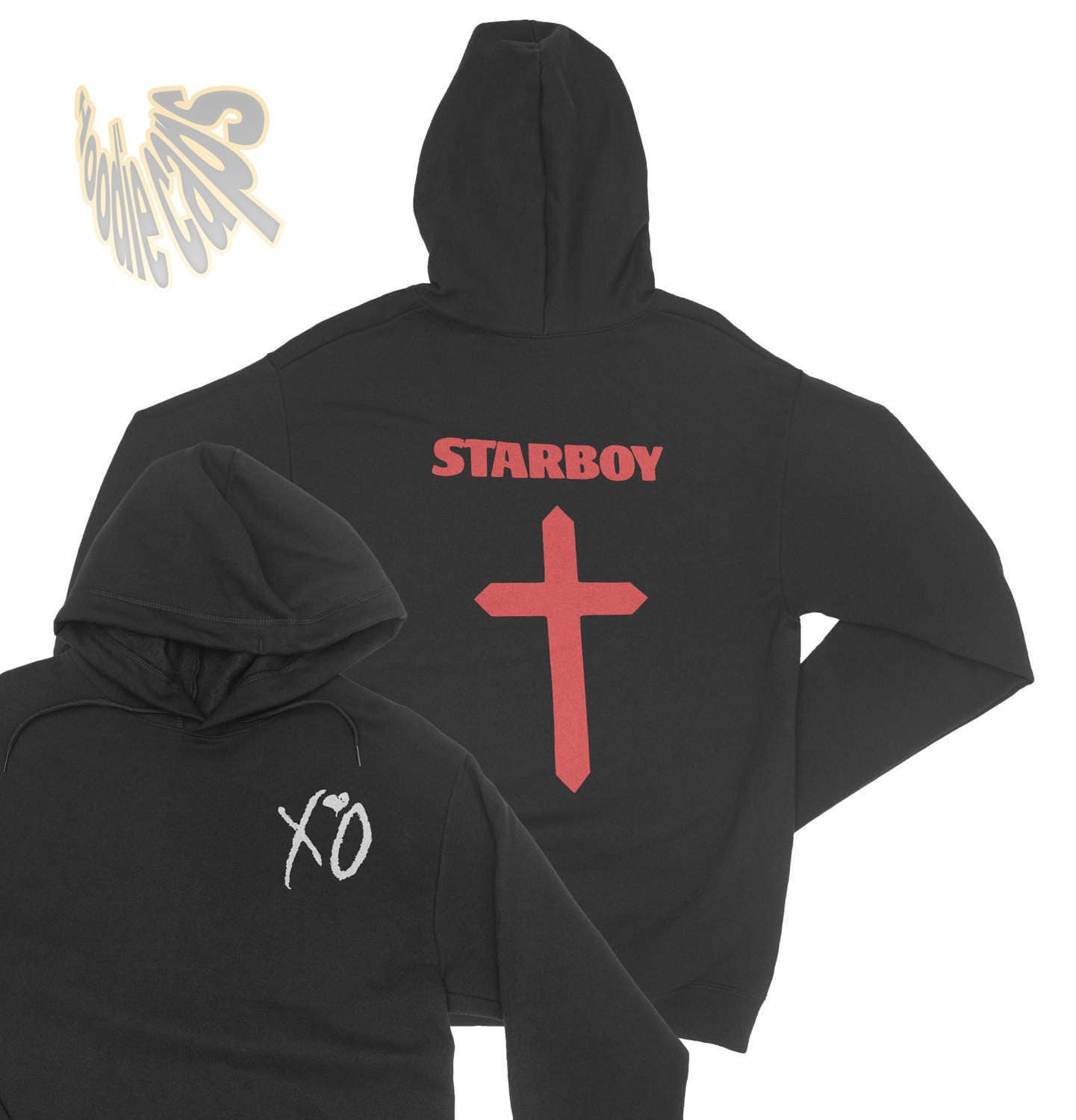 Starboy Hoodie The Weeknd Starboy Hoodie xo The weeknd