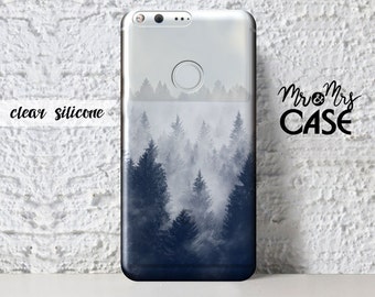 Clear Forest Pixel XL case-Google Pixel-protector google case-Google Nexus 6P-OnePlus 5-Google Pixel phone cover-Google Pixel-Meizu cases