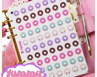 Kawaii Donuts Stickers Hole Reinforcements
