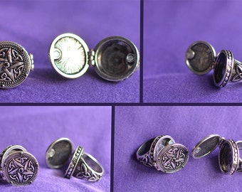 Mens Goth, Rock, Skull, Eyeball, Silver coloured Metal style rings, Various designs.