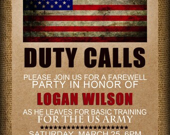 Military Going Away Party