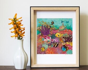 A4 Art Print - Great Barrier Reef