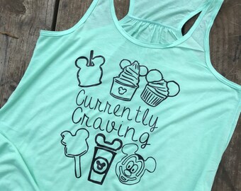 WOMEN'S Disney snacks tank // disney shirt // dole whip // disney tank // disney racerback tank // mickey waffles shirt//foodie//disney worl