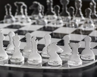 Contemporary Chess Set modern chess set | etsy Contemporary Chess Set modern chess set | etsy