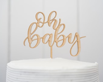 Oh Baby Cake Topper