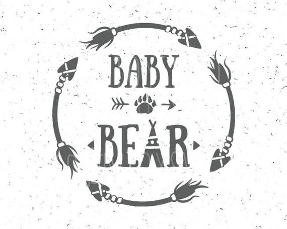 Baby Bear SVG file Baby Bear Svg Baby Svg File Baby Svg Bear