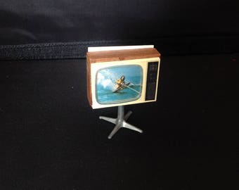 Vintage television for lundby dollshouse tv