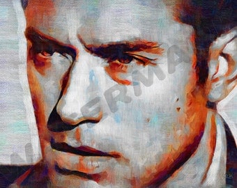 Jude Law Art Print - Oil Painting Poster LFF0099
