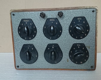 old industrial box, old switcher