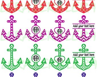 60 % OFF, Anchor SVG Files, Anchors Svg, Dxf, Png, Ai File, Anchors Monogram Svg Files, Anchors Split-monogram Svg Files, Instant Download