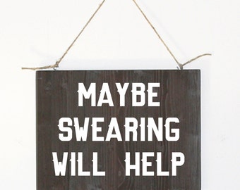 Funny sign | Etsy