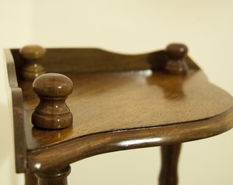 Five-Tier Solid Wood Corner Shelf