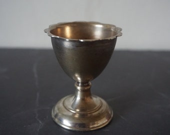 Silver Plate Scalloped Rim Egg Cup EPNS
