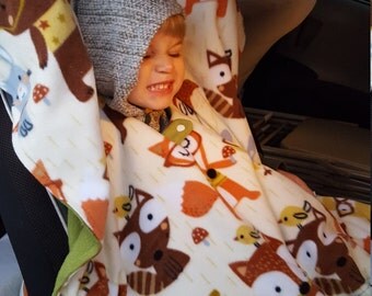 Fleece carseat poncho (Custom)