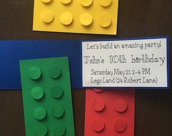 lego birthday invitation/birthday invitation/lego invitation/kids lego party/lego party/birthday party/lego celebration/party invitation