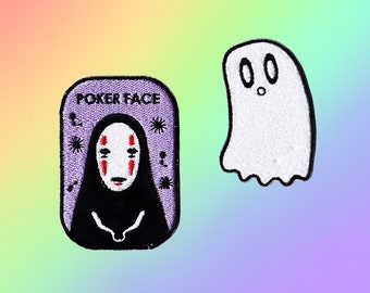 No face Patch Ghost Patch Patches Iron On Patch Set Appliques Embroidered Patches