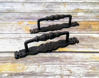 Barn Door Handles, Rustic Handles, Gate Handles, Door Pulls, Trunk Handles, Rustic Pulls, Cast Iron Handles, Cast Iron Pulls, Drawer Pull
