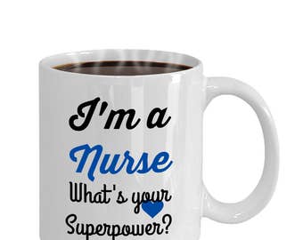 Mug Personnalisé Infirmière Noir – Cadeau Personnalisé Avec Prénom Et Texte (Noël, Anniversaire) – Unigift