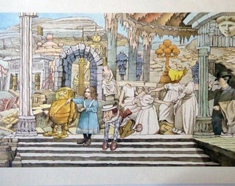 Maurice Sendak print, Return to Oz, vintage poster print MS47