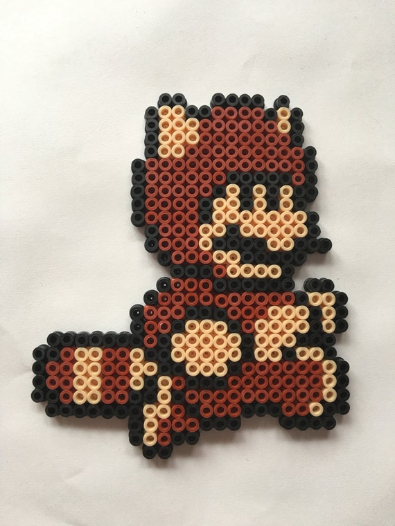 Mario Tanooki Suit Perler Hama Beads Pixelart Hand The Best Porn Website