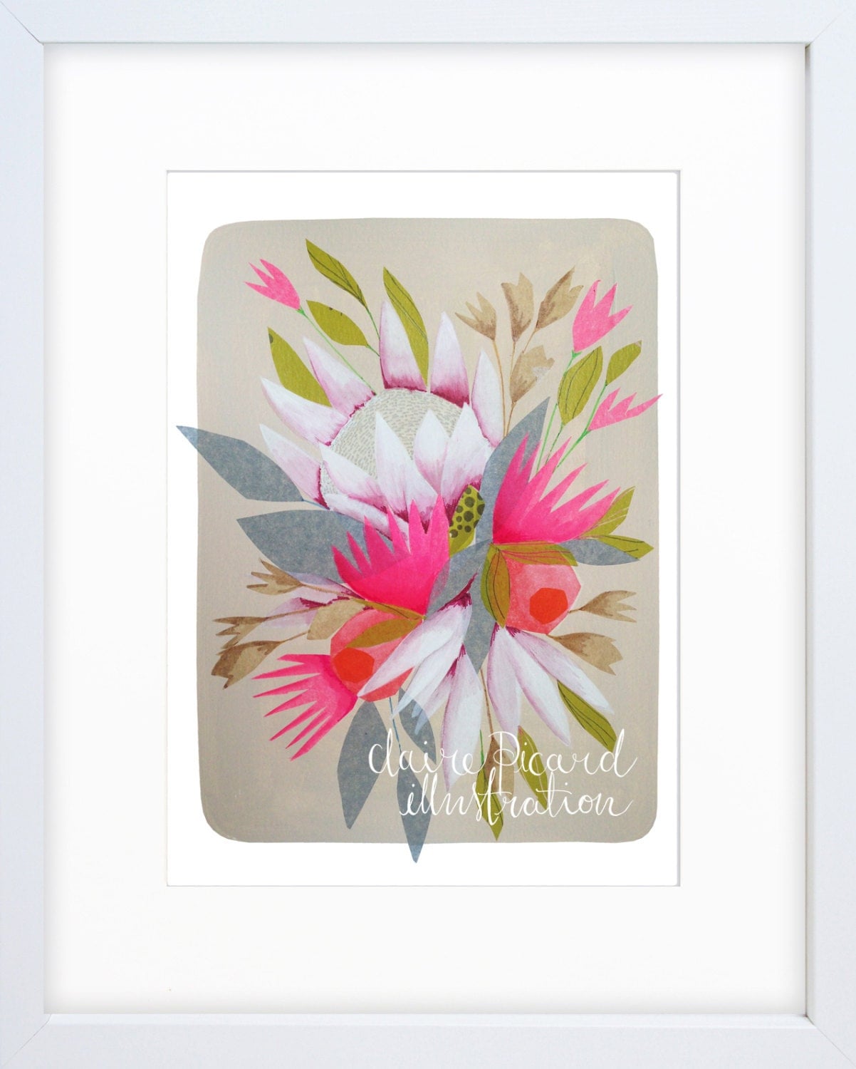 A4 Original Art Print/ Archival Print/ Wall Art/ Claire