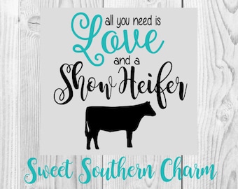 show heifer svg - heifer svg - heifer svg file - stock show svg - stock show svg file - svg file - svg files - cow svg file - cutting file