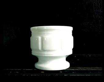 SALE - Vintage Milk Glass Vase | Vintage Planter | Candle Holder | Discount 2 +