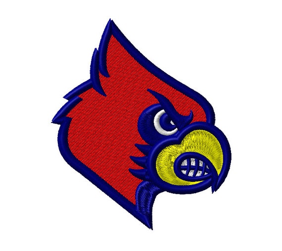 Louisville Cardinals Embroidery Designs 5 Sizes College