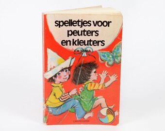 Vintage children's books-games for toddlers and preschoolers