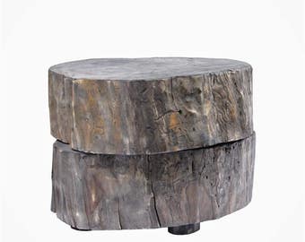 wood slices table, large wood slices coffee table, rustic coffee table, home decor table, wood coffee table, natural wood coffee table