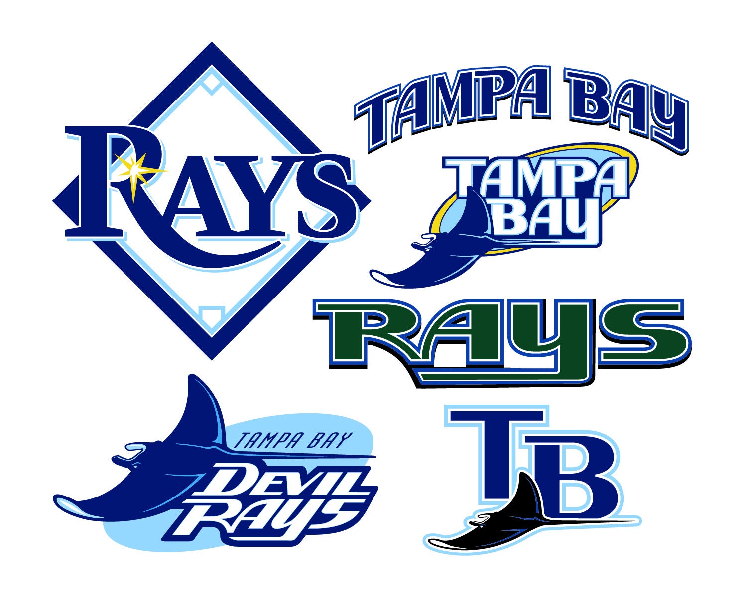 Tampa Bay Rays Cut Files Tampa Bay Rays Svg Files Tampa Bay