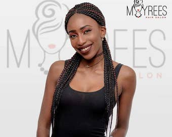 Cornrows/Ghana braids braided wig. Colour 1B/33